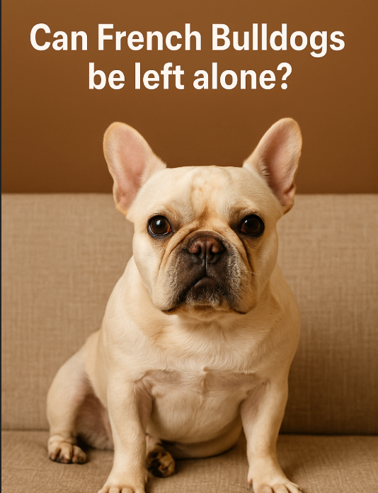 Can French Bulldogs Be Left Alone?
