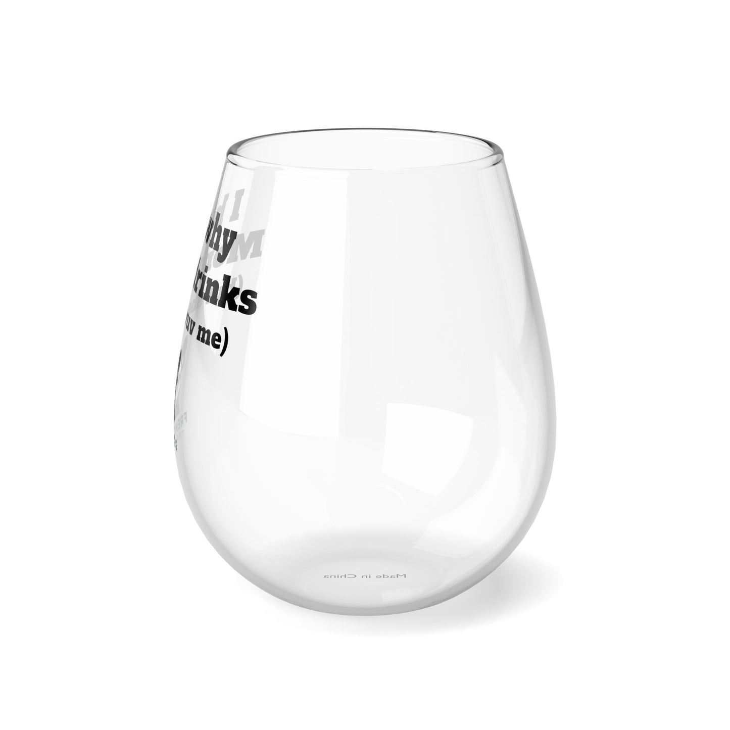 Wine Glass French Bulldog Funny