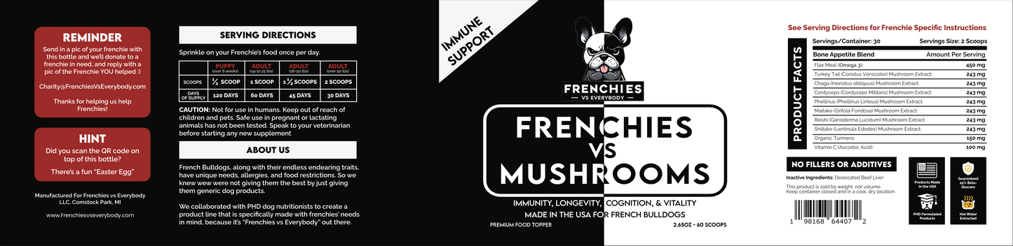 Frenchies vs Mushrooms